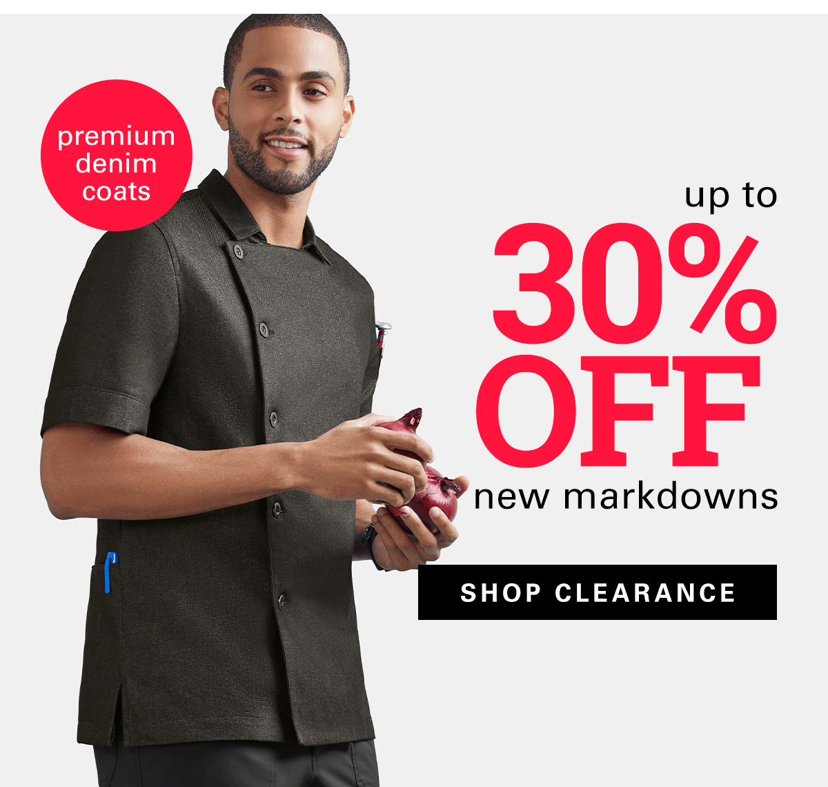 📩 A weekend full of savings Chef Uniforms